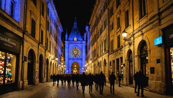 Éclat de lumières à lyon : une explosion magique de couleurs envoûtantes